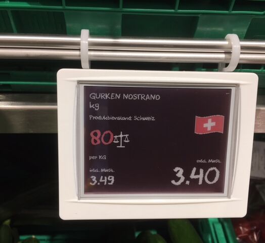 ESL Halterungen Gemueseregal TopCC-Spar