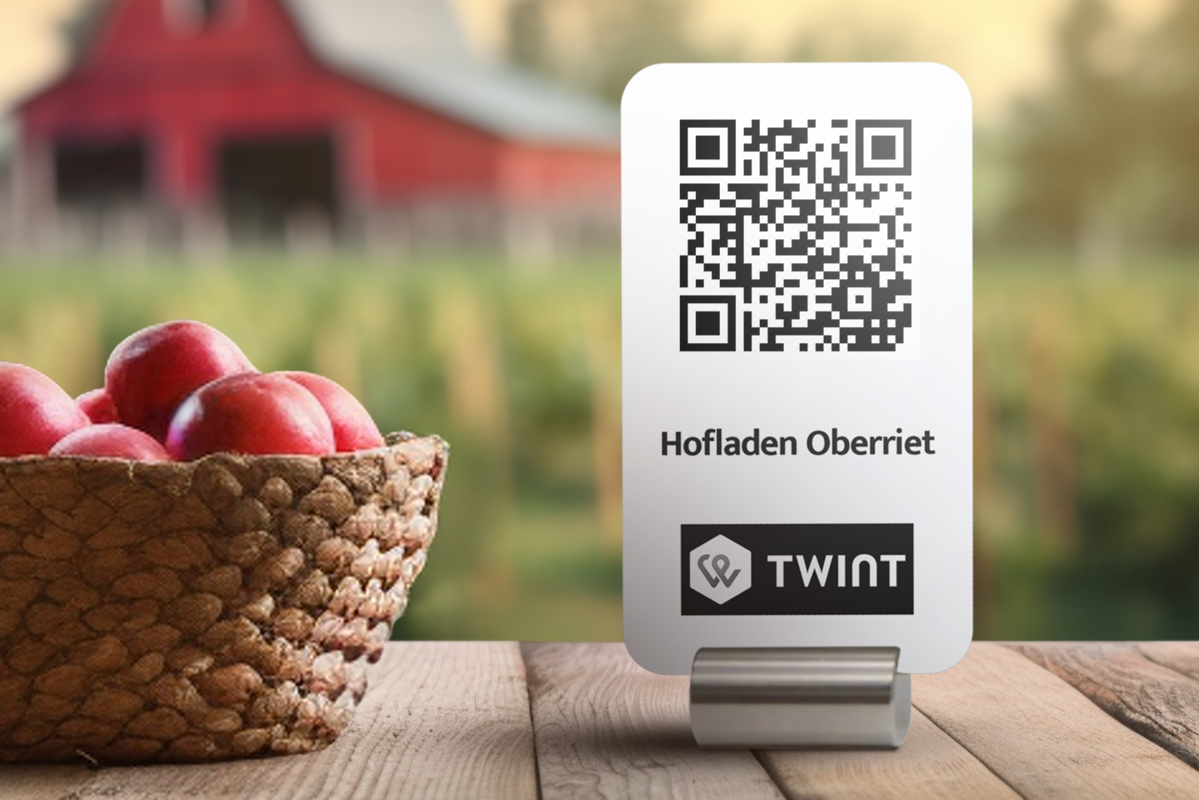 Twint Karte mit QR-Code