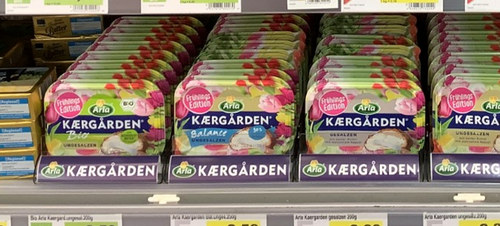 Kaergarden en rayon avec le système d'avancement des marchandises Branding de POS Tuning