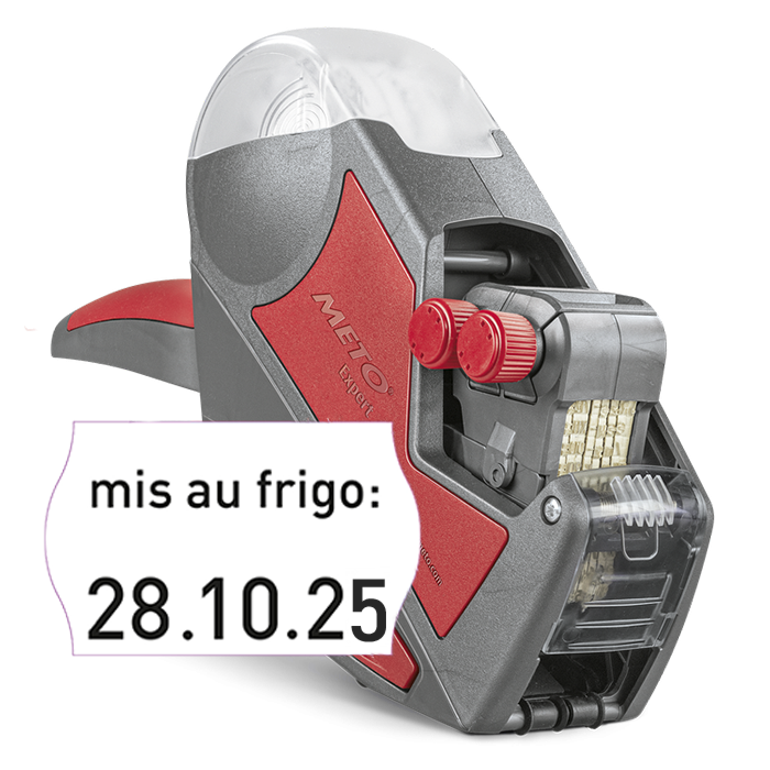 Meto Expert 1826 Gastro Kit Fixprint français avec étiquette