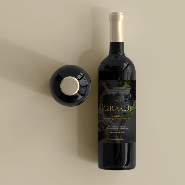 Wein-Etikett