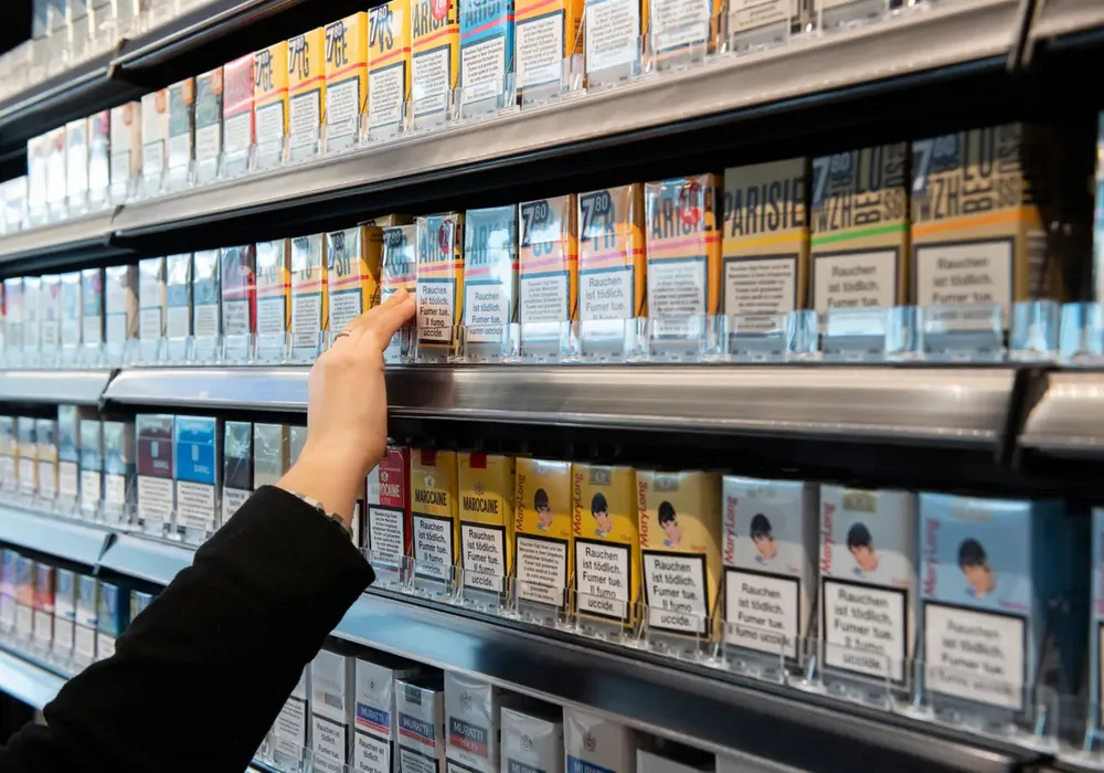 Pushersystem Étagère à tabac
