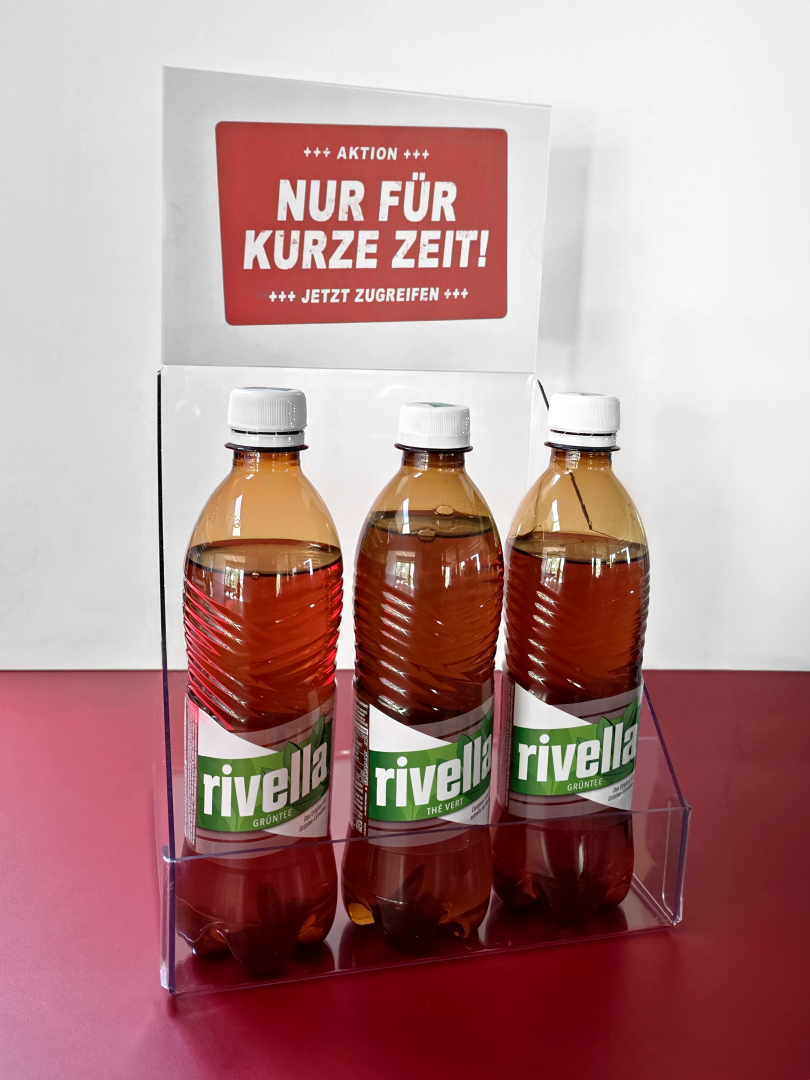 Acryldisplay für Getränke