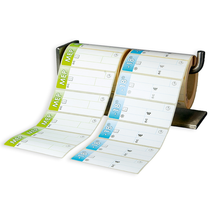 Porte-rouleau d'étiquettes pour Infolabels Gastro
