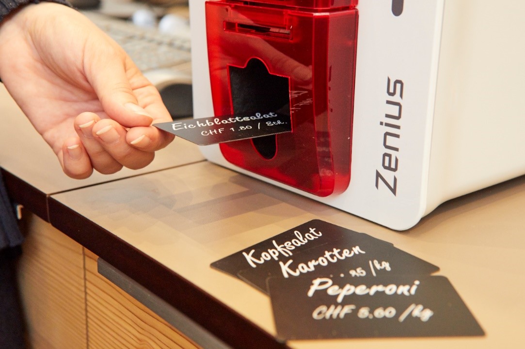 Evolis Zenius Kartendrucker für selbstbedruckte Karten