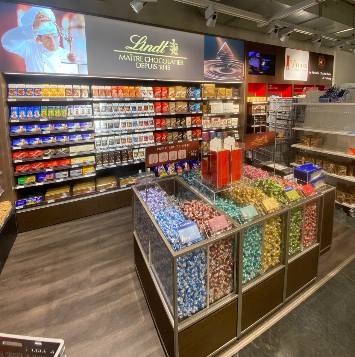 Lindt Shop in der Schweiz