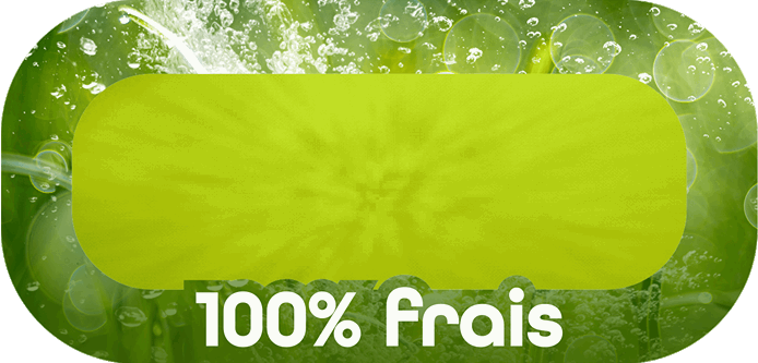 Animationslabel 100% frais