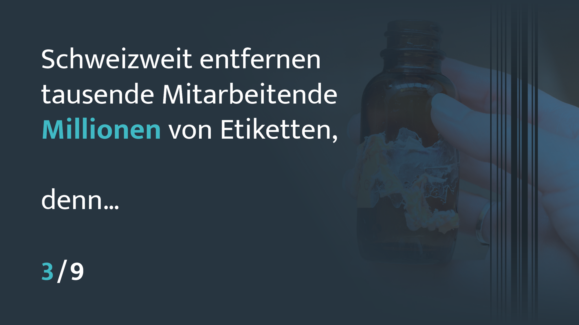 Millionen Etiketten werden abgekratzt