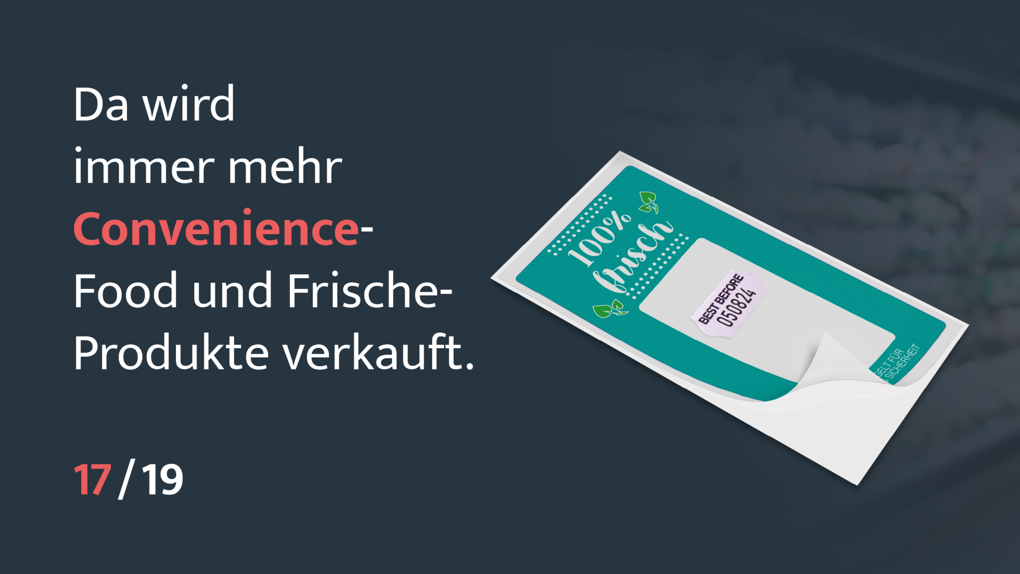 Inzwischen wird mehr Convenience-Food deklariert