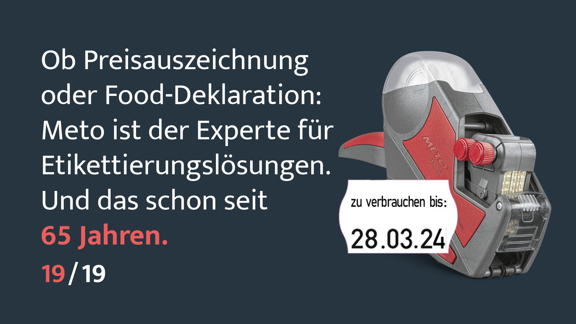 Meto für alle Etikettierungslösungen