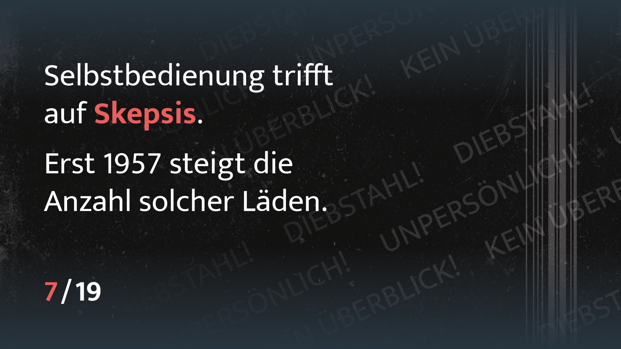 SB-Märkte wurde mit Skepsis begegnet