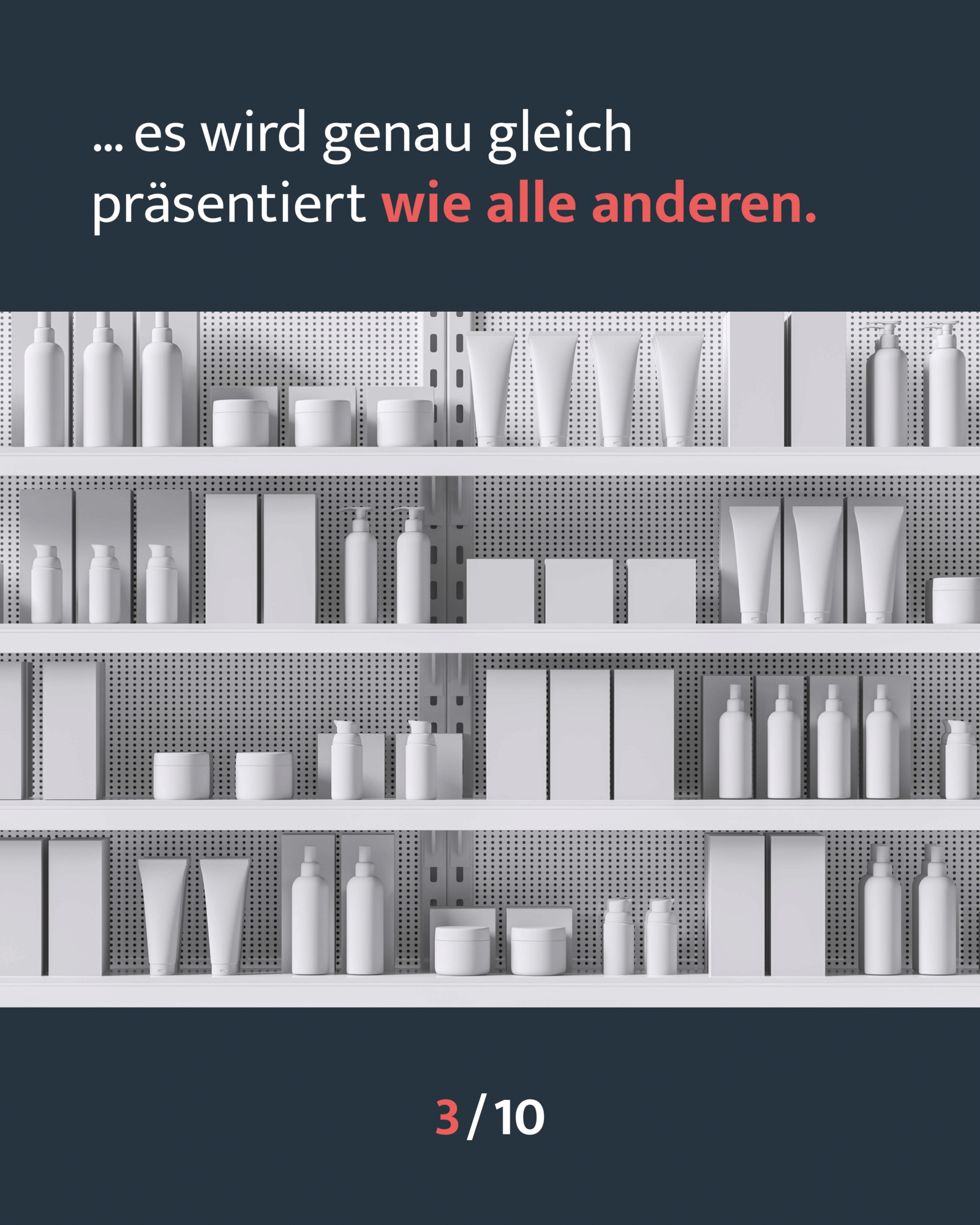 Markenprodukt sieht aus wie alle anderen auch