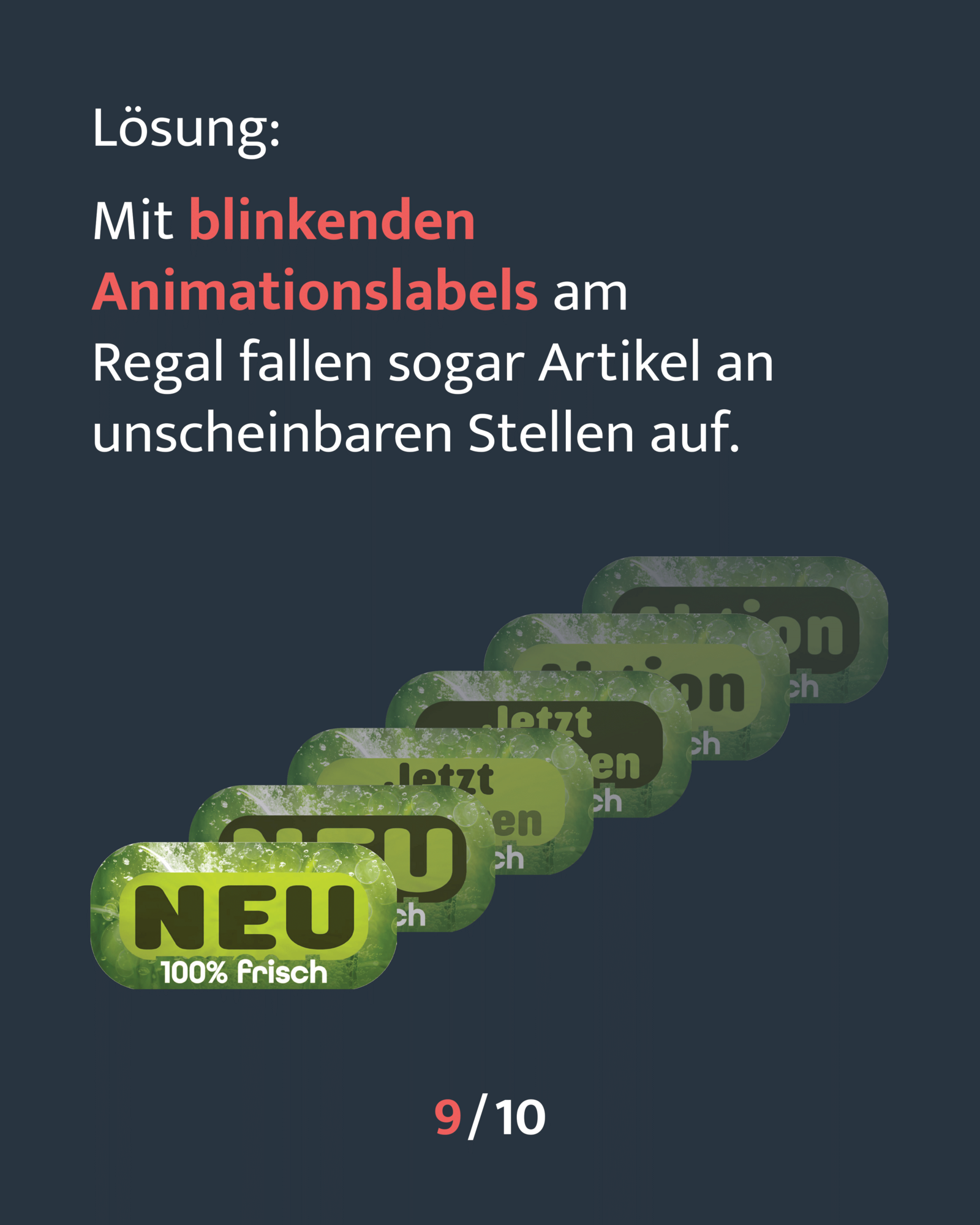 Animierte Displays verhelfen im Regal zu höherer Sichtbarkeit